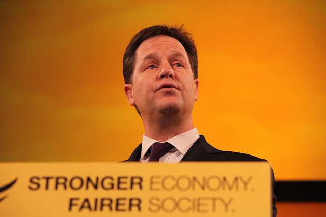 Clegg rules out multiparty government