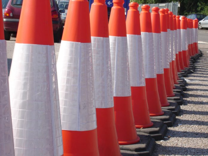 cones roadworks