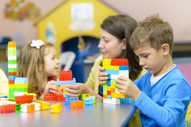 Early years play at nursery school