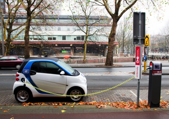 Fuel efficient cars electric charging point