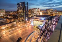 Greater Birmingham, city centre from library