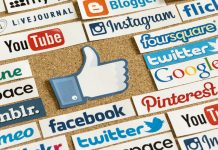 Privacy protection on internet social media logos