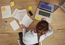 HR compliance woman at desk