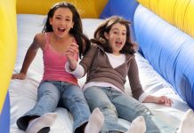 girls on slide adolescent experiences influence adulthood