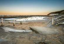 derelict lido British coast Tynemouth