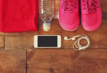 smartphone and trainers mhealth in the EU concept