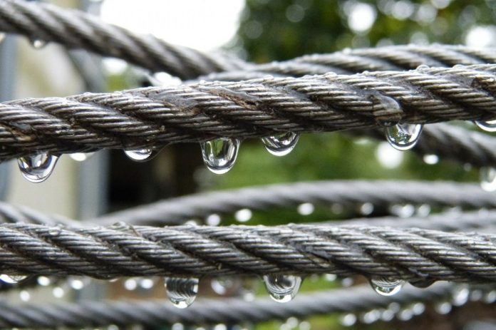 Steel rope engineering materials water impact