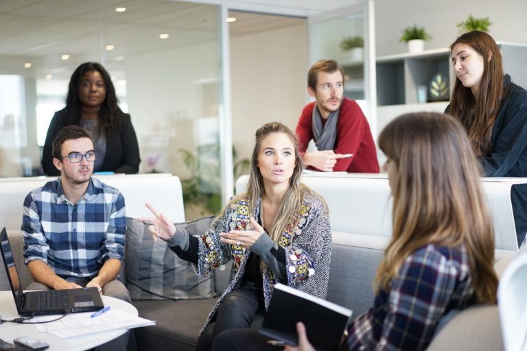 invest in women leaders group of young people