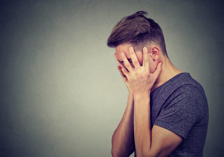 young men with anxiety, mental health