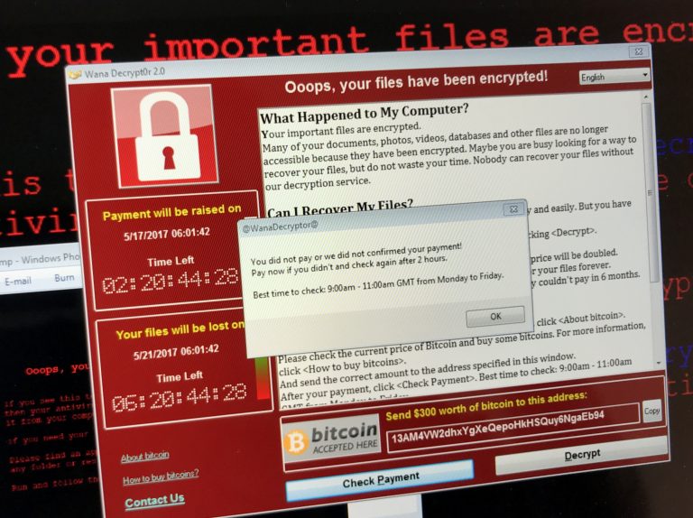 NHS email system, wannacry