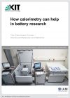 How calorimetry can help in battery research