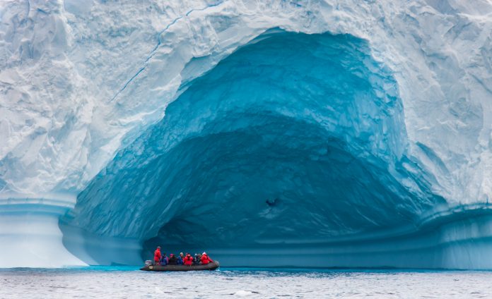 ice caps and glaciers, summer melt season