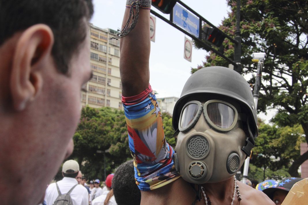 venezuela violent response, anti-government protest