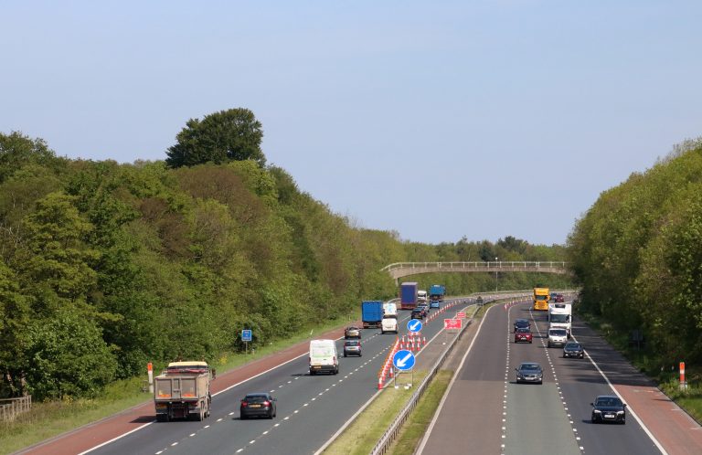 roadworks vehicles