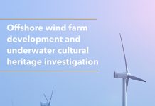 Offshore wind farm development and underwater cultural heritage investigation