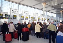 queues at airports