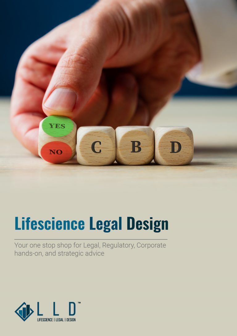 CBD and hemp, Lifescience Legal Design