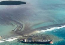 Oil spill Mauritius