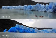 calving glaciers