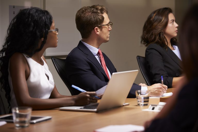 the managerial chain, boardroom