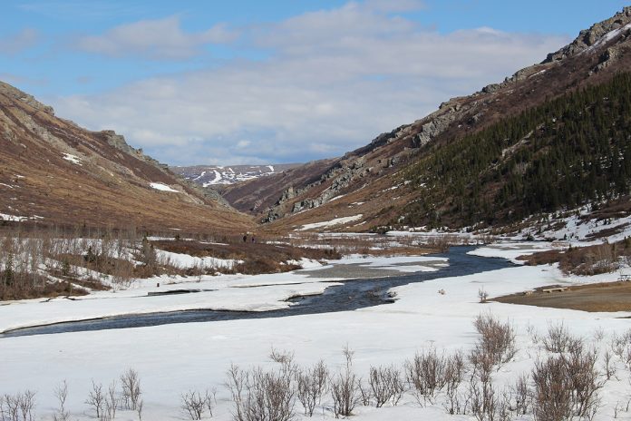 arctic rivers, spring flood