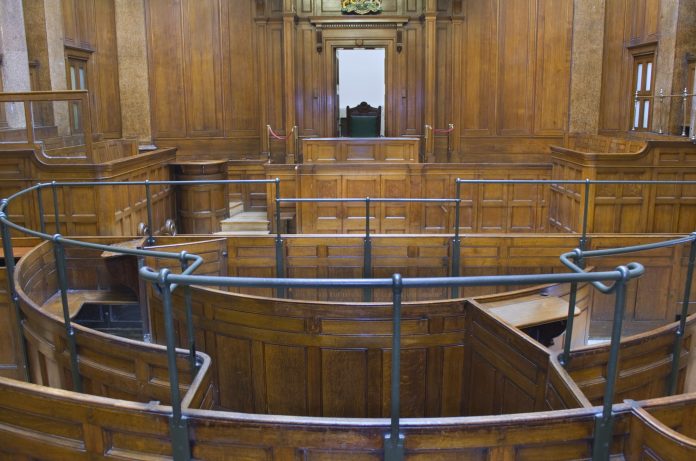 britain's courthouses, courtroom