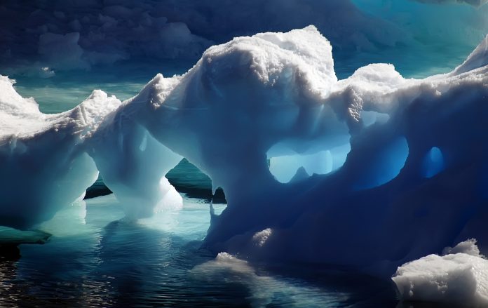 under antarctic ice shelves, ice shelves