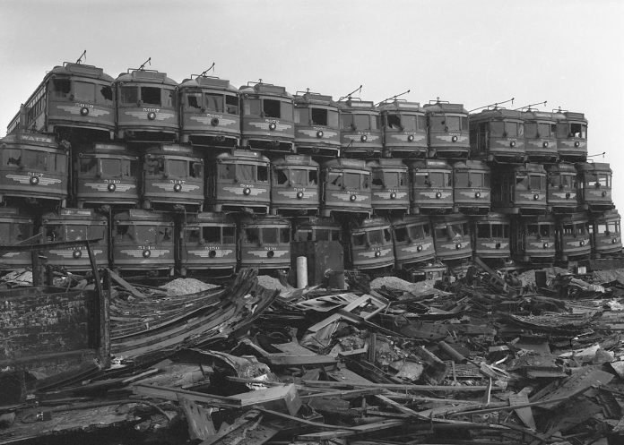 Junked_streetcars infrastructure and jobs, energy