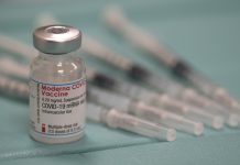 NHS moderna jabs, vaccine take-up