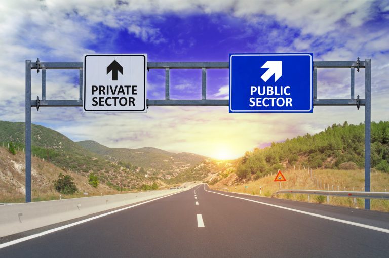 public and private sector