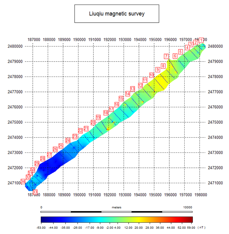 marine magnetic survey, global aqua survey