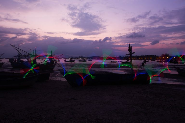 illuminated nets, led fishing