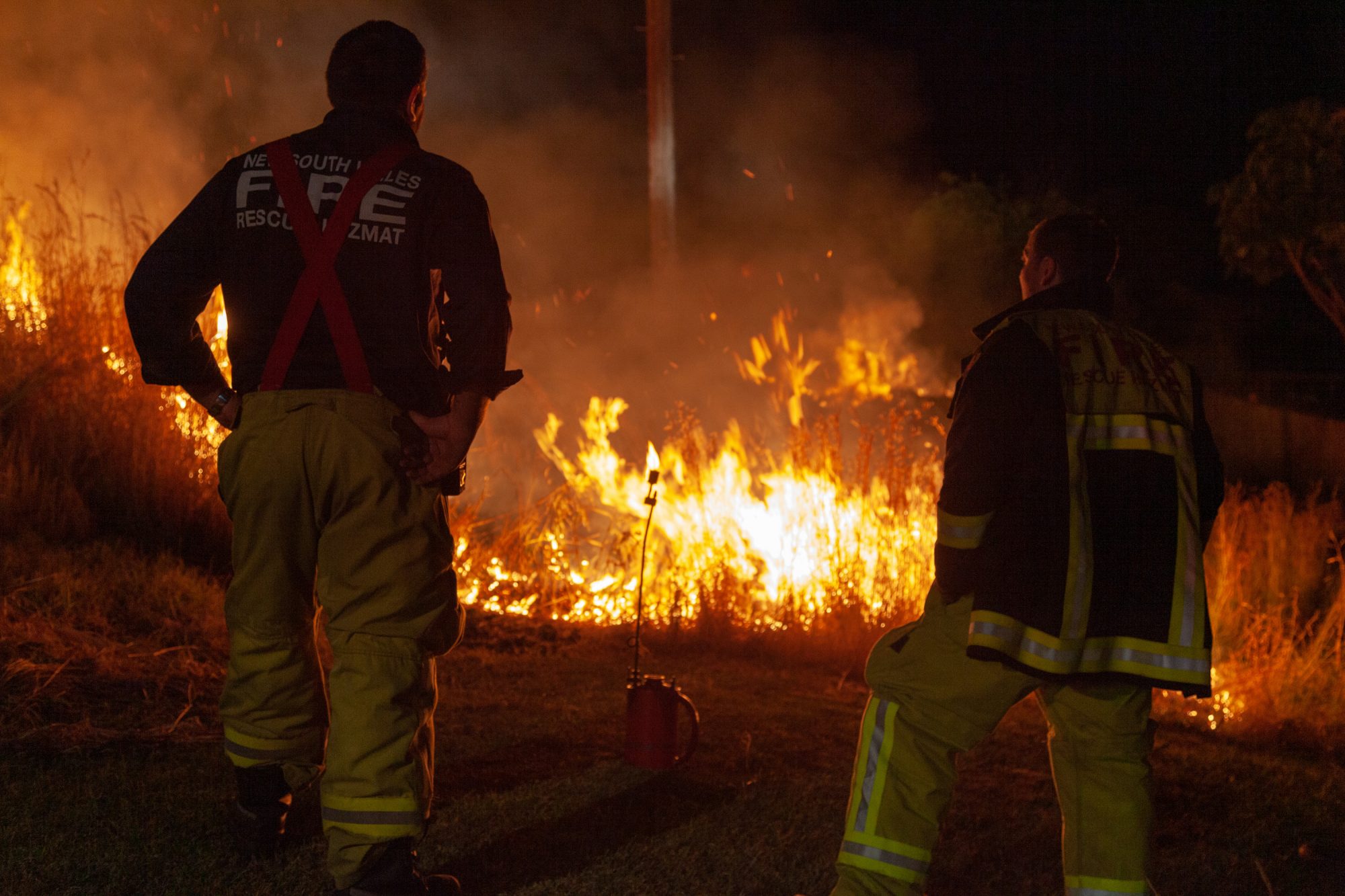 Australian wildfire due to climate change