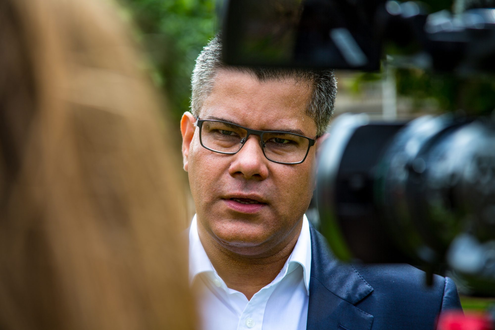 Alok Sharma, COP26 President, talking to press