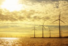 Wind turbines in the UK for net zero emissions and renewable energy