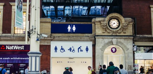 gender neutral toilets, women