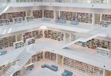 STUTTGART, GERMANY - AUG 18: The Stuttgart City Library