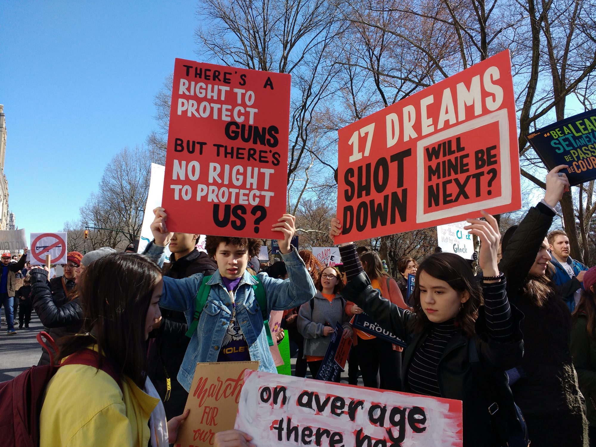 American Gun Violence, March for Our Lives, School Shootings, NYC, NY, USA