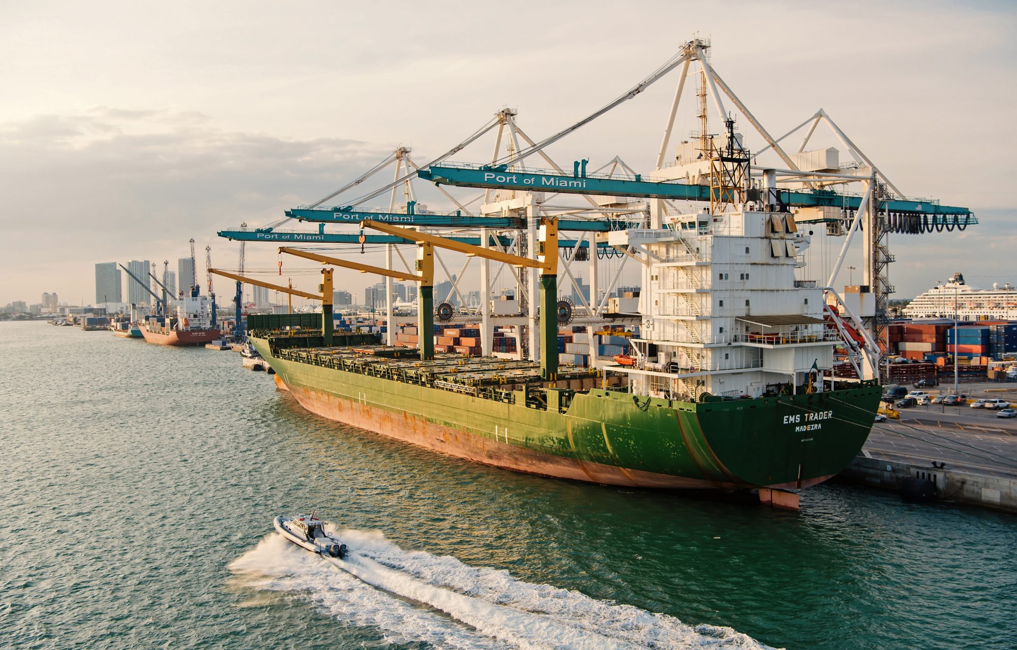 large ship illustrating maritime transport