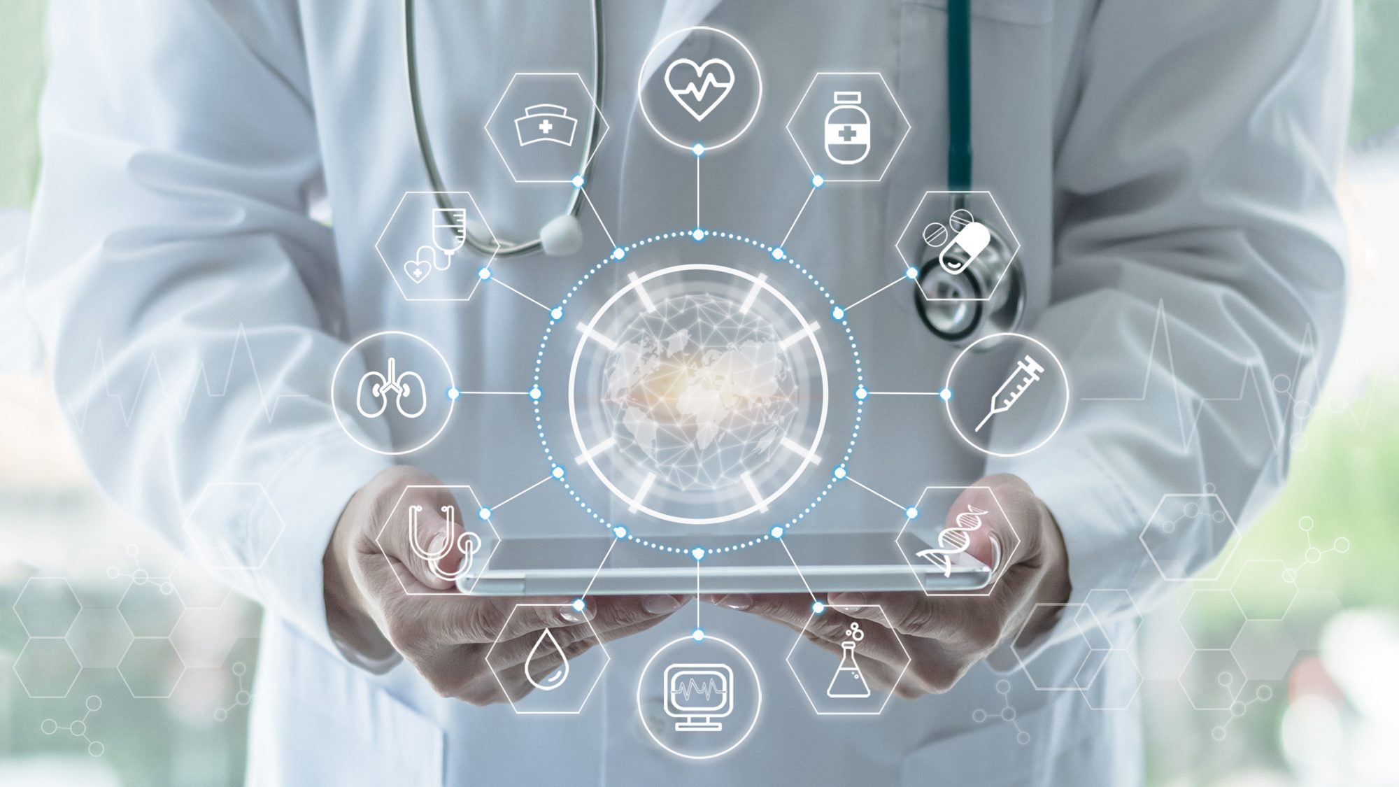 artist impression of AI in healthcare