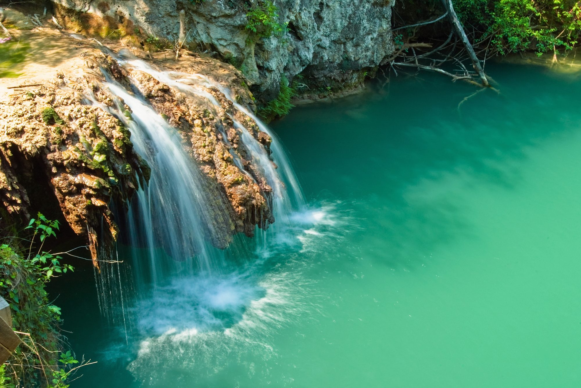 Waterfall near the village Hotnica, close to Veliko Tarnovo, Bulgaria