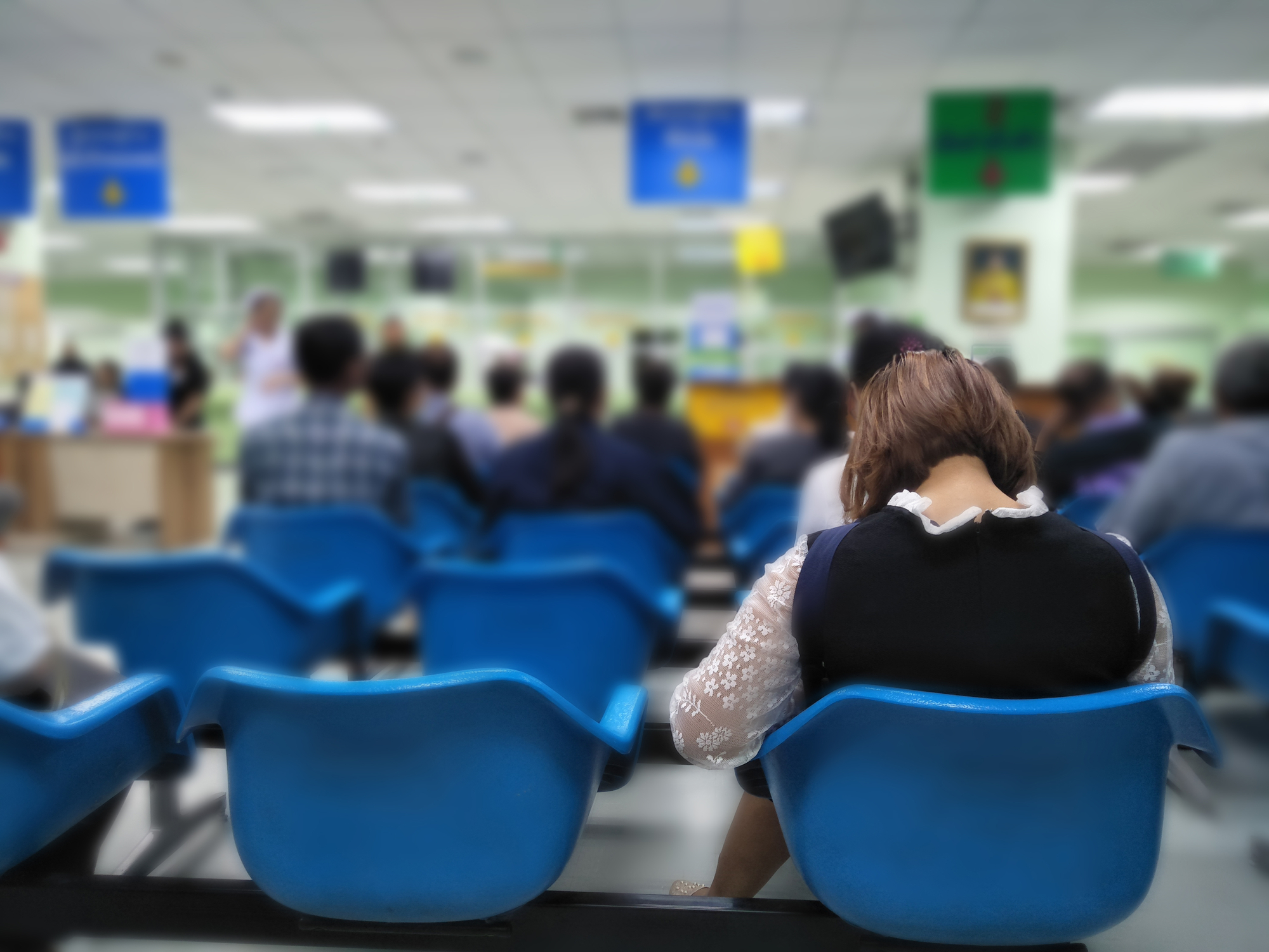 patient waiting in hospital