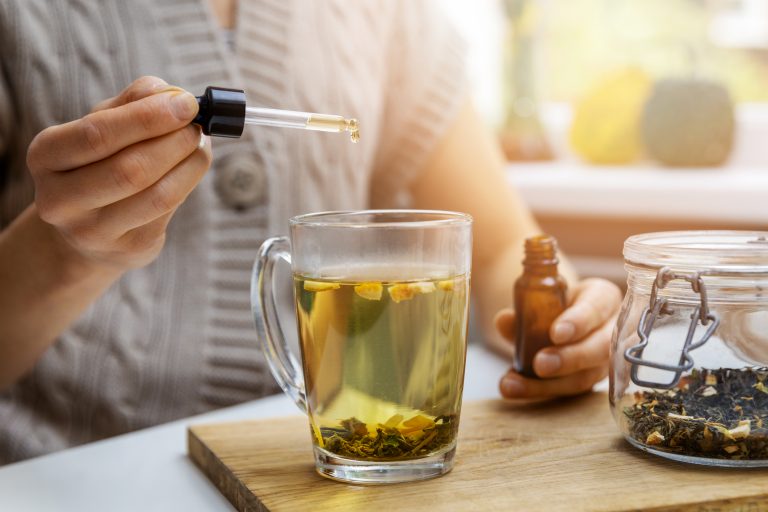 cannabis supplement in tea