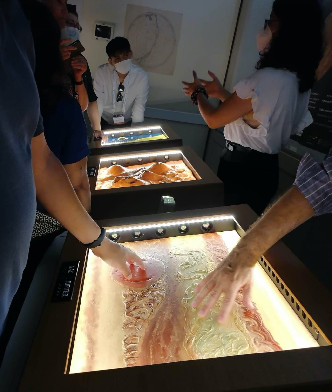 ‘Planets in your Hand’, the tactile exhibit for the visually impaired at the University of Athens.