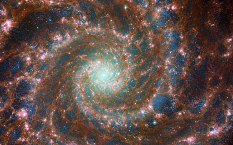 The Phantom Galaxy: a Hubble and James Webb collaboration