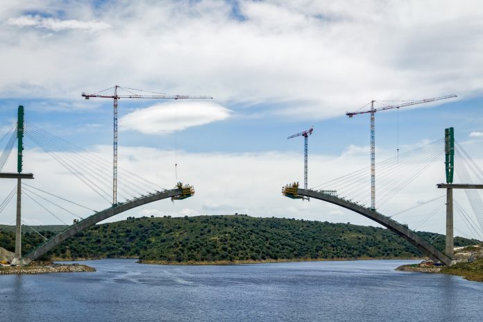 bridge building in Spain, Europe