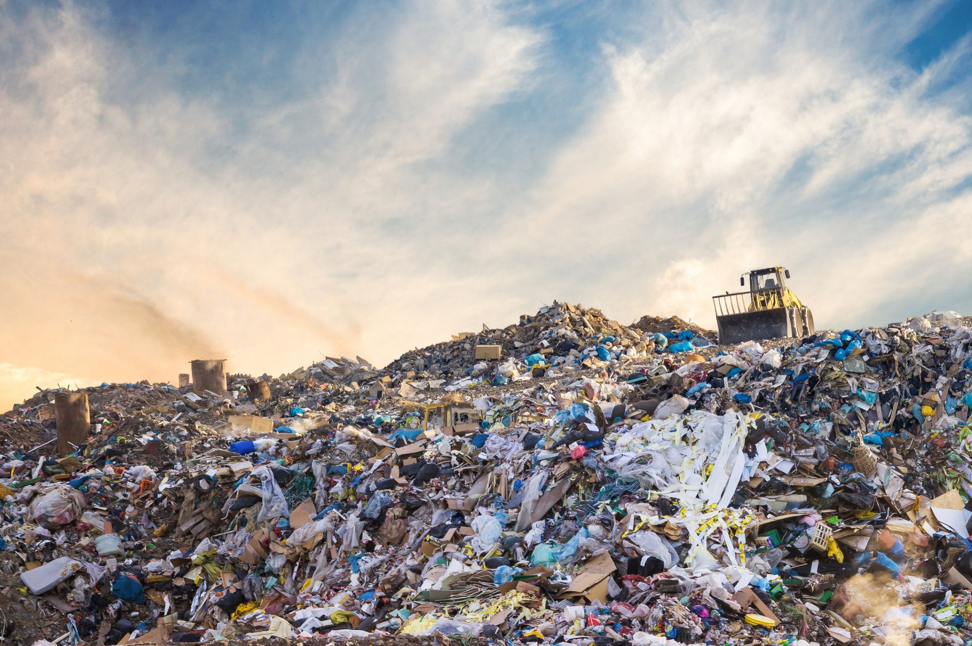 waste pollution pile