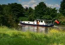 boat on the river thames