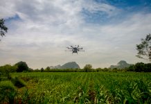 Agriculture drone sprayer for smart farm