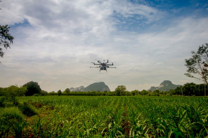 Agriculture drone sprayer for smart farm